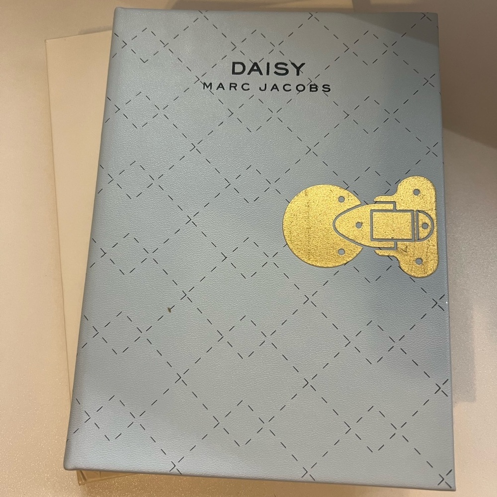 Marc Jacobs Daisy Blue and Gold Notebook